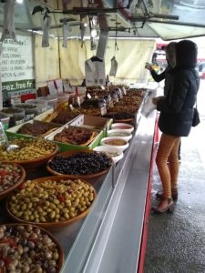 Olive Bar at the Farmers' Market