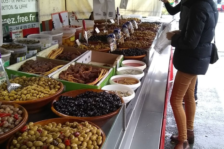 Olive Bar at the Farmers' Market